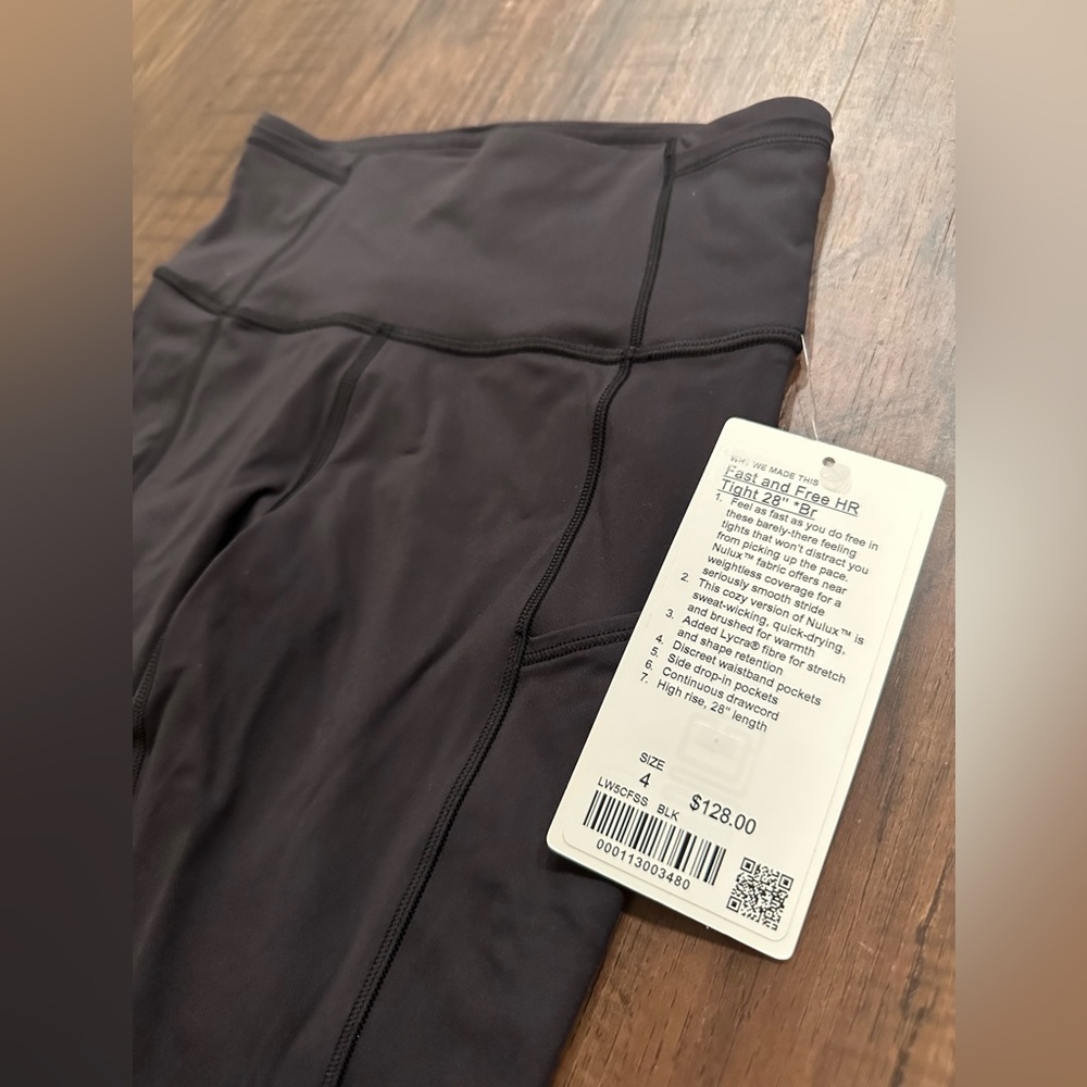 Lululemon Fast and Free HR Tight 28" Br